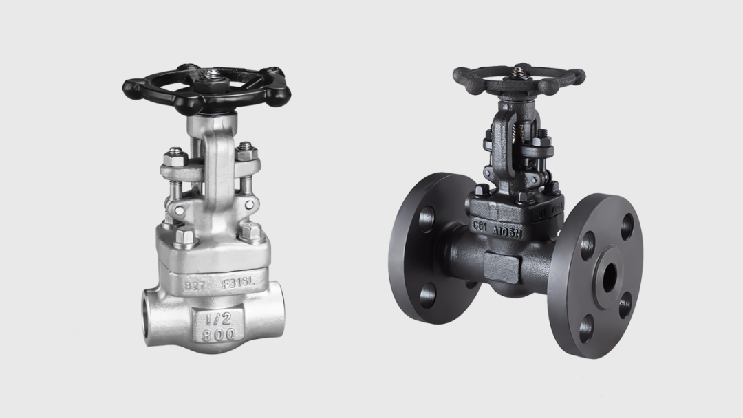 Summary of structural features of forged steel gate valves, globe valves, and check valves